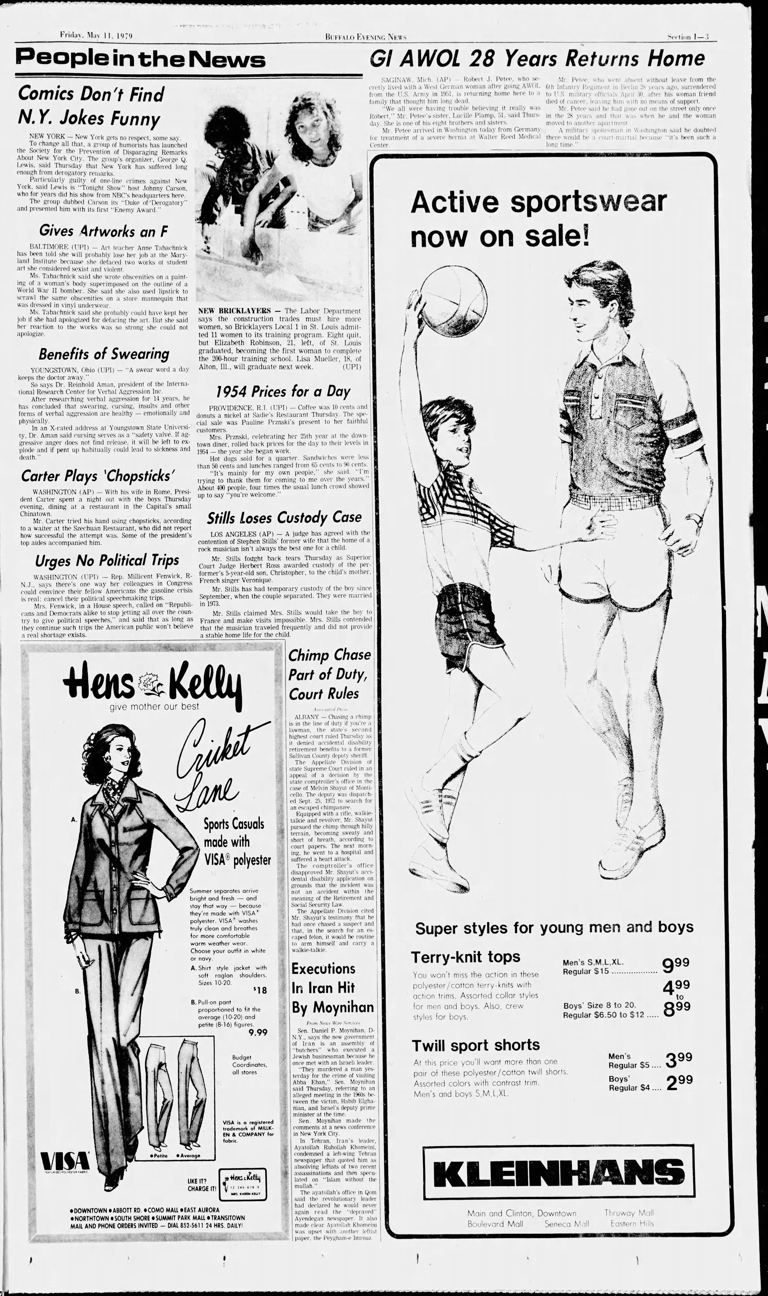 Buffalo Evening News May 11 1979