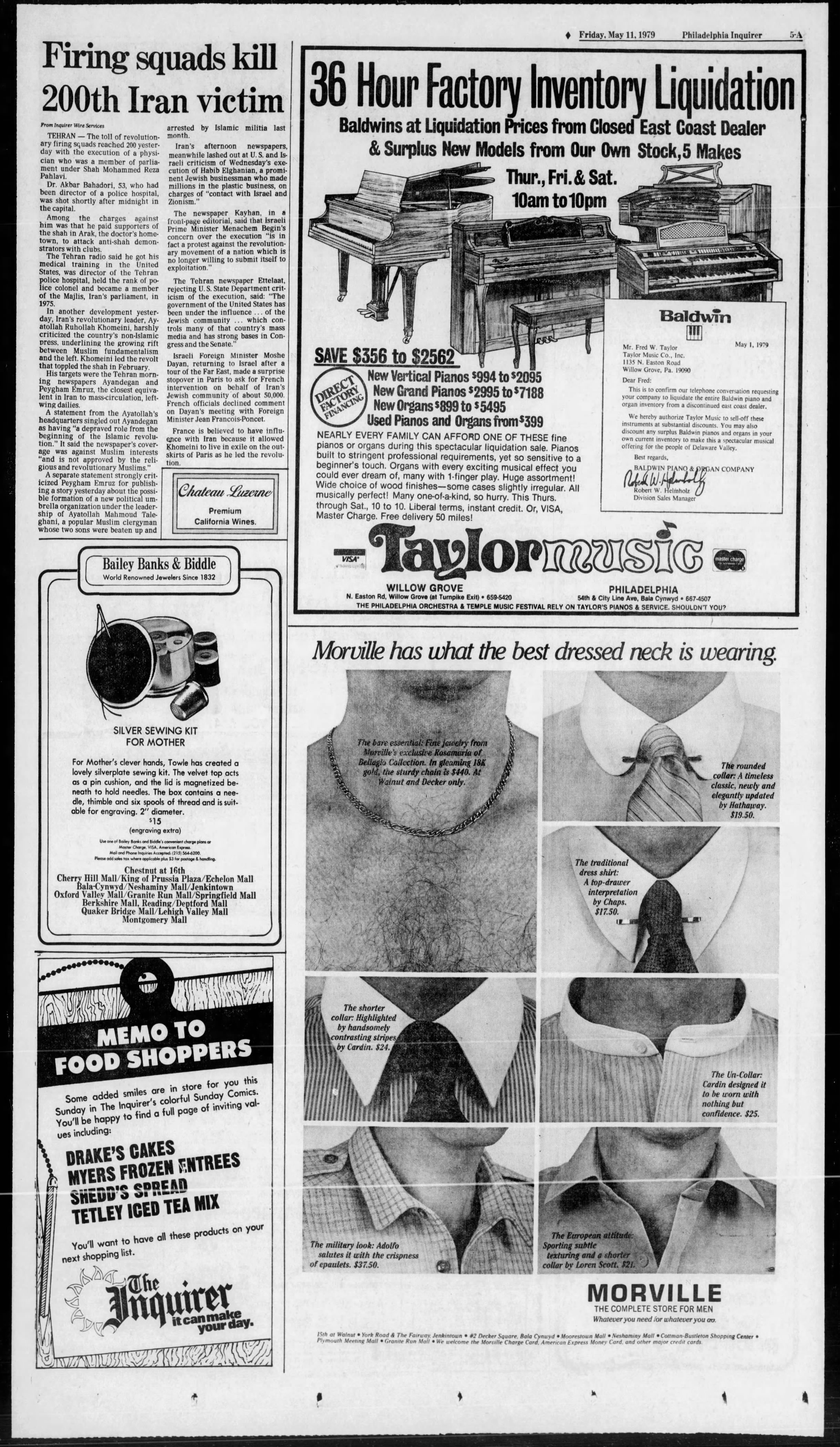 Philadelphia Inquirer May 11 1979