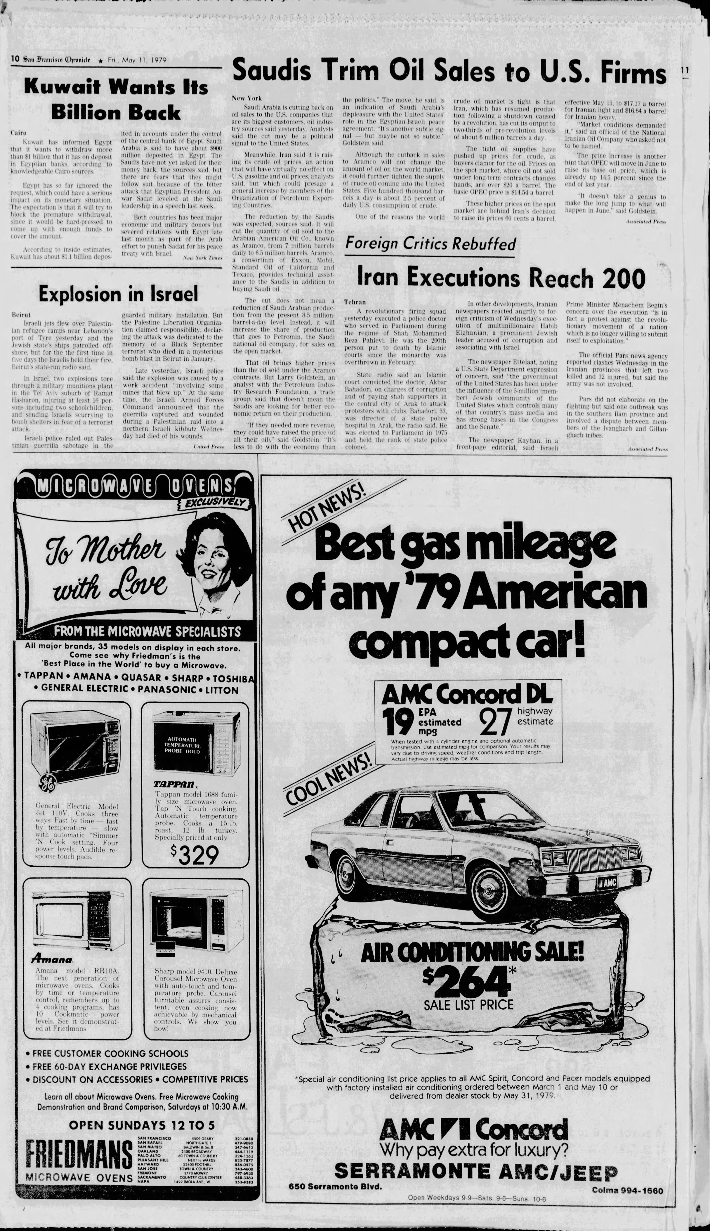 SF Chronicle May 11 1979